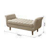 DIVAN BARCELONA 1,30 LINHO BEGE CLARO GRUPO 1- 1/24 - 3
