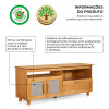 Rack Para Tv Até 65 Polegadas Madeira Cadman - Imbuia - 2