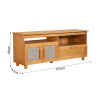 Rack Para Tv Até 65 Polegadas Madeira Cadman - Imbuia - 5
